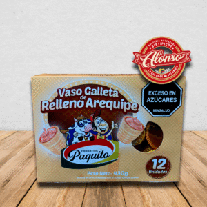 Vaso Galleta de Relleno de Arequipe – Productos Paquito