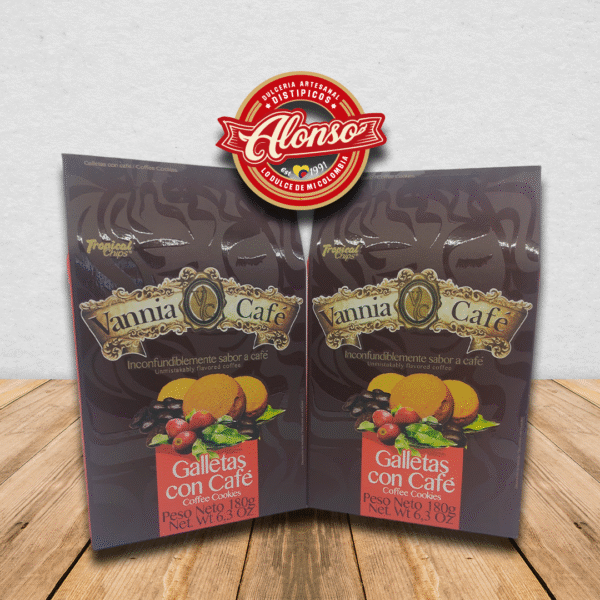 Galletas con Café 180 gr – Vannia Café