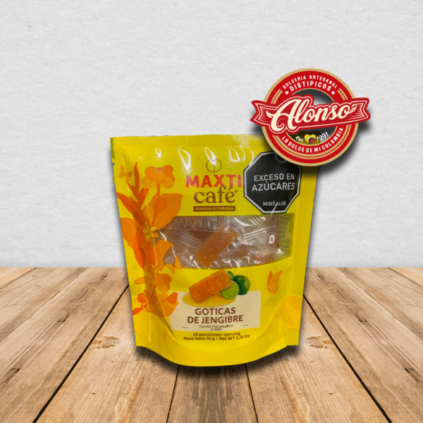 Goticas de Jengibre 50 g – Maxti Café