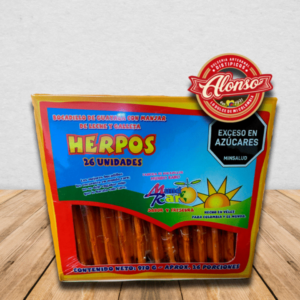 Herpos x 26 -  Mundo Raro