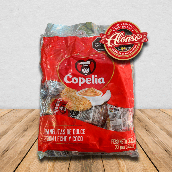 Bolsa de panelitas de dulce con leche y coco x 330 g - Copelia