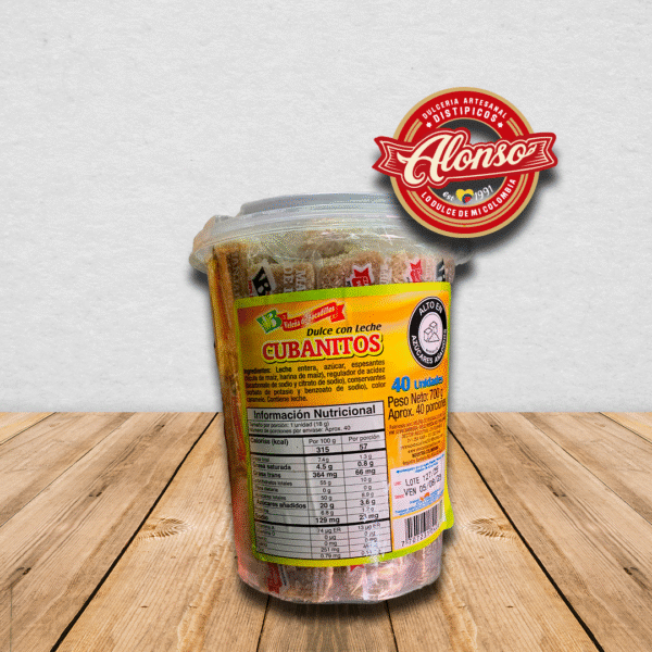 Cubanitos de Dulce con Leche x 700 g – Veleña de Bocadillos