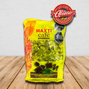 Café Tostado Cubierto con Chocolate 160 g - Maxticafé