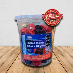 Goma de Mora Roja y Negra 300 g - Comestibles Azúcar